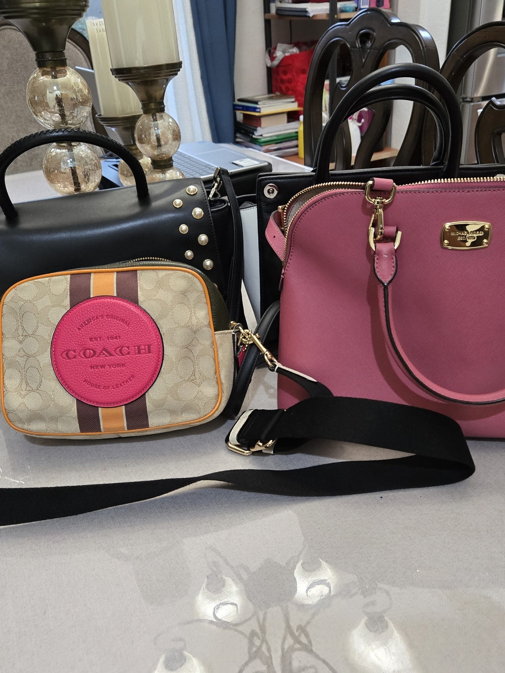 Coach ,Kate Spade ,Michael KORS AND Michael Kors In Black.